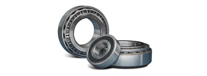 three heavy duty bearings